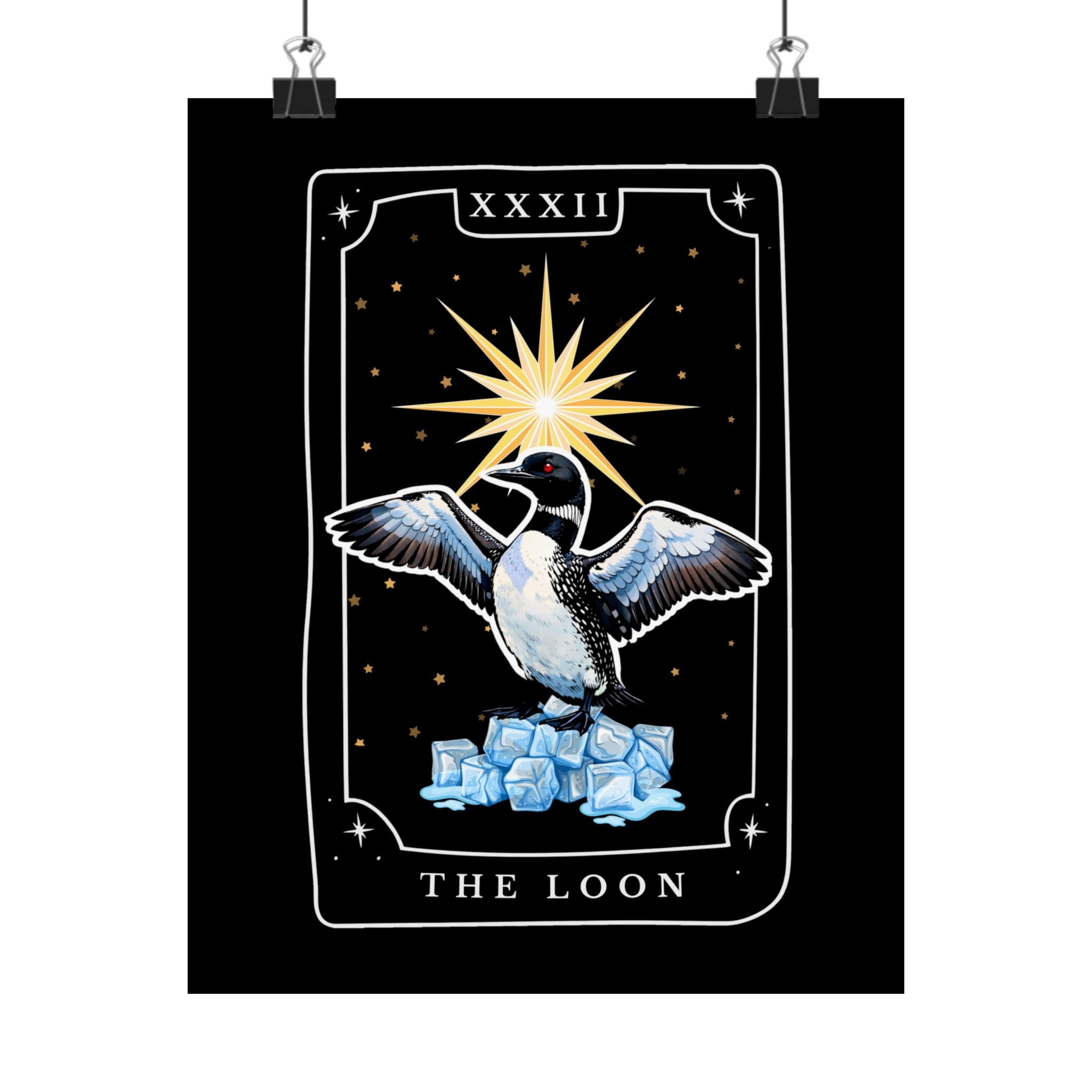 The Loon Tarot Card Poster